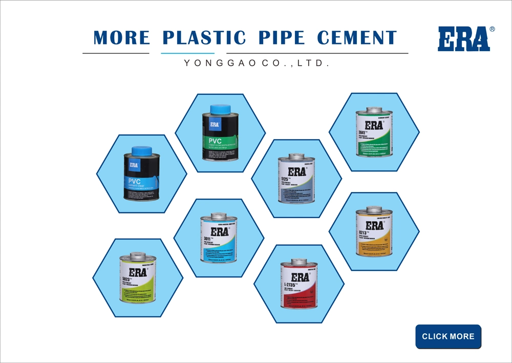 Solvent Cement for PVC L-5125 NSF Pipe and Fittings for Water Pipe Line