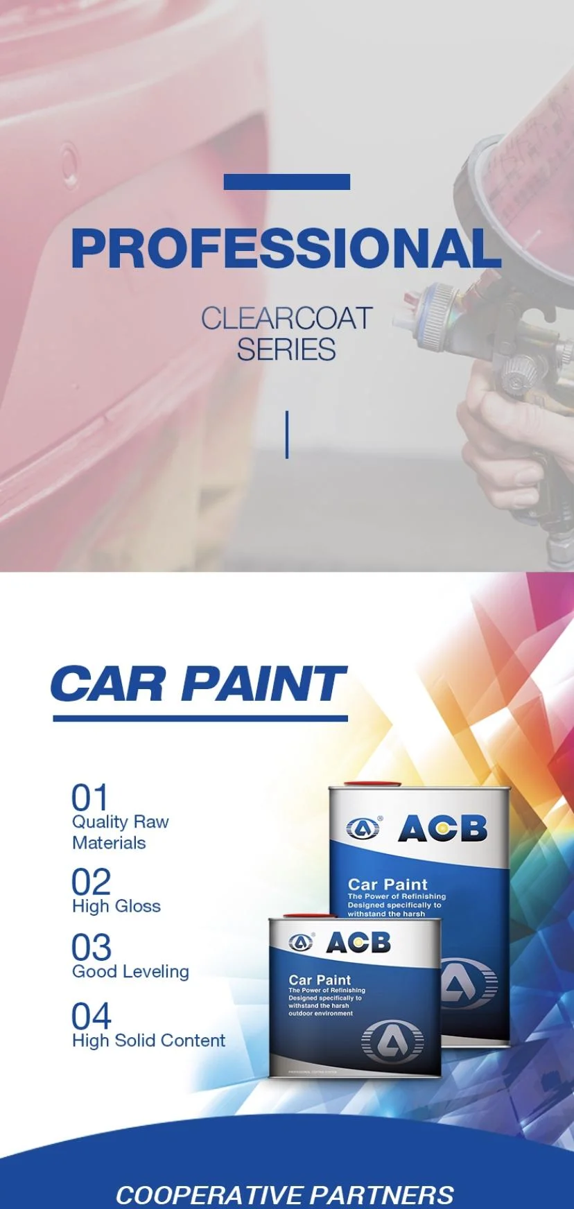 High Quality 2K Epoxy Primer Cars Refinishing Coating Paint