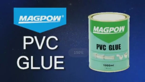 Magpow Mpd155 125 ml/étain Solvant Polychlorure de Vinyle Colle de Ciment en PVC Transparent pour Tuyaux en PVC, UPVC et CPVC