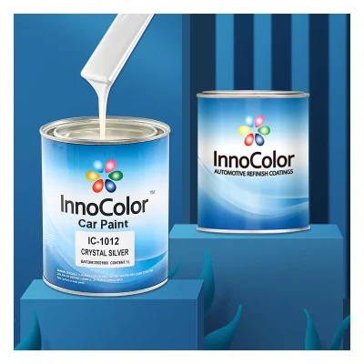 Peinture acrylique pour voiture Innocolor Système de mélange de peinture de bonne performance Finition automobile Blanc perle métallique Apprêt 2K