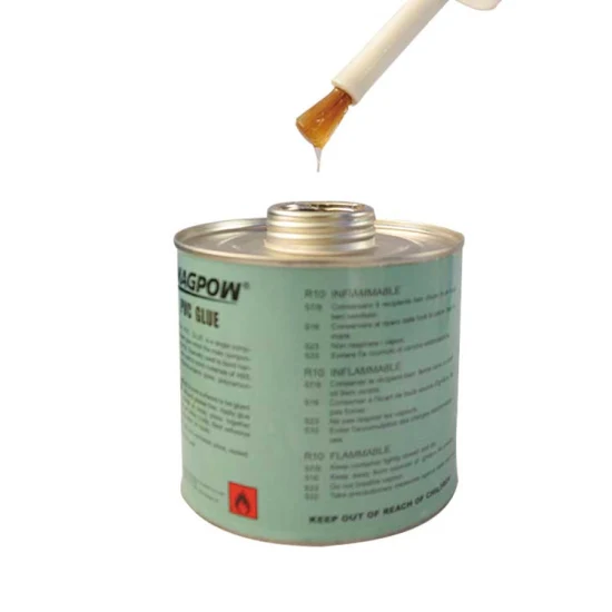 Haute viscosité UPVC et CPVC Pipe Clear PVC Pipe Glue 1/4 Tin/Solvent Cement/Solvent Glue USA Quality for Pipe and Fitting